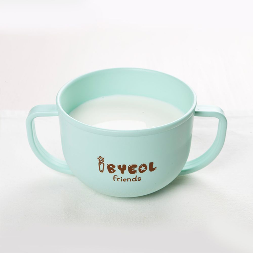 [I-BYEOL Friends] Two hands cup, Mint_ Snack Catcher, Snack Container, Portable Biscuits Candy Box, BPA Free _ Made in KOREA